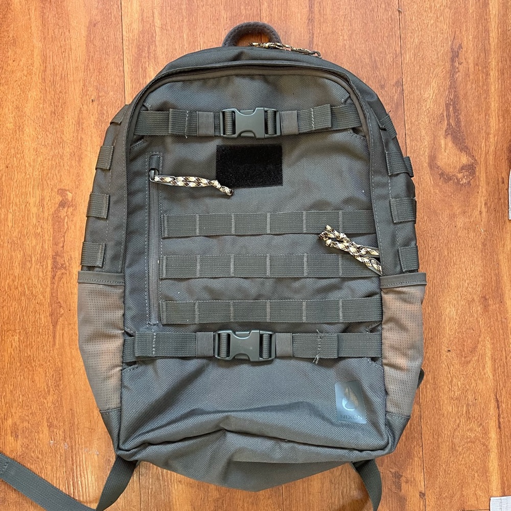 Nixon Backpack, Olive Drab Green in color